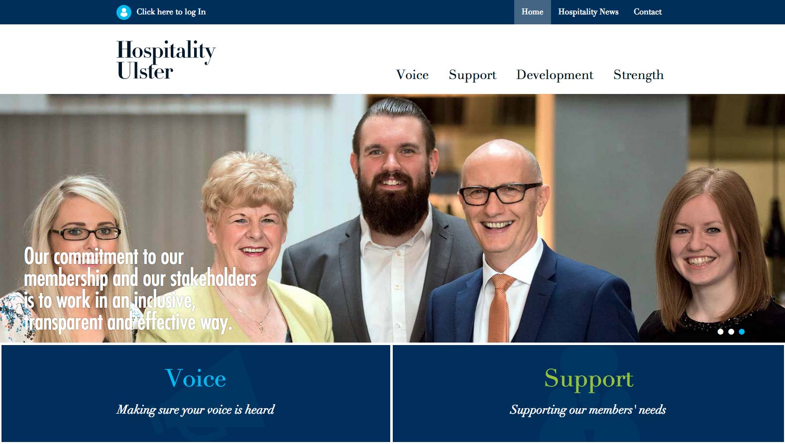 New Web Design For Hospitality Ulster