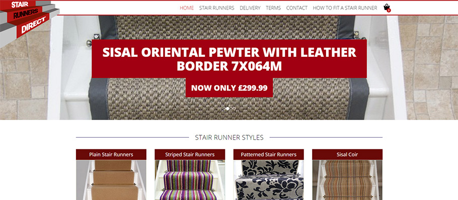 Stair Runners Direct website redesign