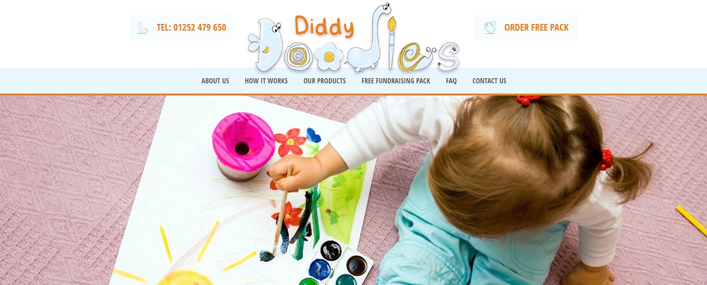 Diddy Doodles website design